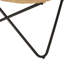 Deux chaises d'appoint brunes - 2 chaises de patio pour l'extérieur avec style-1090145967