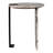 Devarsh 20.66" Contemporary Natural Marble/Metal Handmade Round End Table