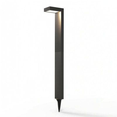 Éclairage de sentier basse tension 2 lumières DEL de jardin en fonte d'aluminium imperméable 150LM 4000K pour allée de jardin