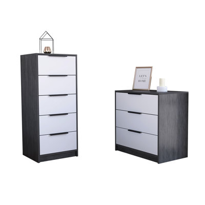 Gilemette 70 cm W Chest of 8 Drawers