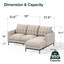 Canapé modulaire réversible de 77,6 po Thompson-559664094