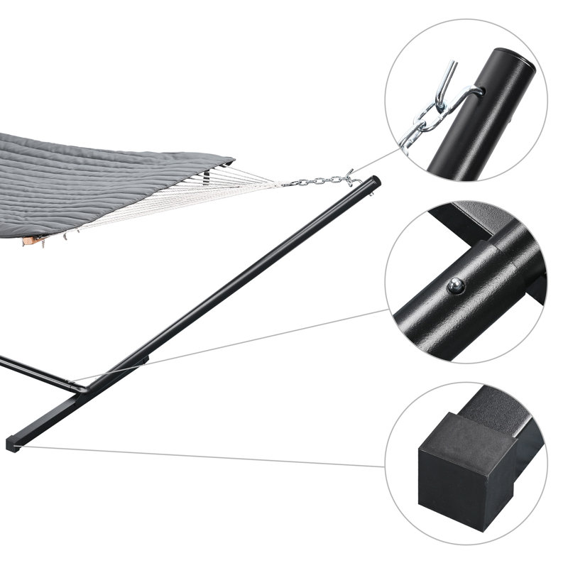 Neacsa 2 Person Hammock, Gray