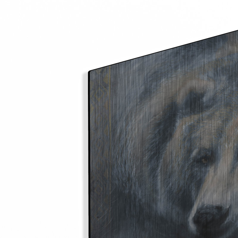 " Grizzly Encounter " by Robert Campbell, 12" H x 16" W