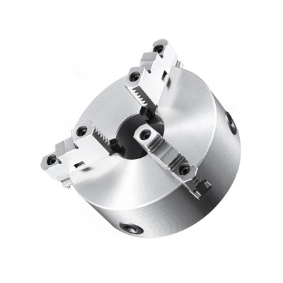 3-Jaw Lathe Chuck, 8'', Self-Centering Lathe Chuck, 0.16-8 In/4-200 Mm Clamping Range With T-Key Fixing Screws Hexagon Wrench, For Lathe 3D Printer Machining Center Milling Drilling Machine