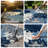 Floral Navy/Ivory Indoor/Outdoor High-Low Area Rug-1289612550-1289612549
