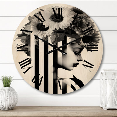 Palsgrave Solid Wood Wall Clock