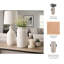 Tiyler Pottery Ecomix Vase With Metal Side Handles And Boho-Inspired Silhouette-521581094