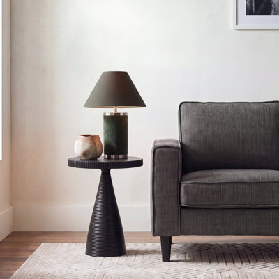 Rodolfo Aluminum Pedestal End Table