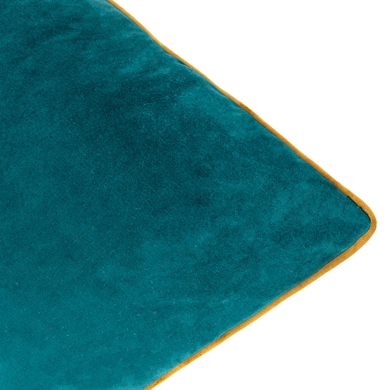 Meridian Square Cushion, Teal, Square 55cm, Pillow Cover Only - No Insert
