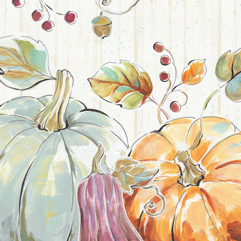 Pumpkin Patch II, H 36 po x l 36 po