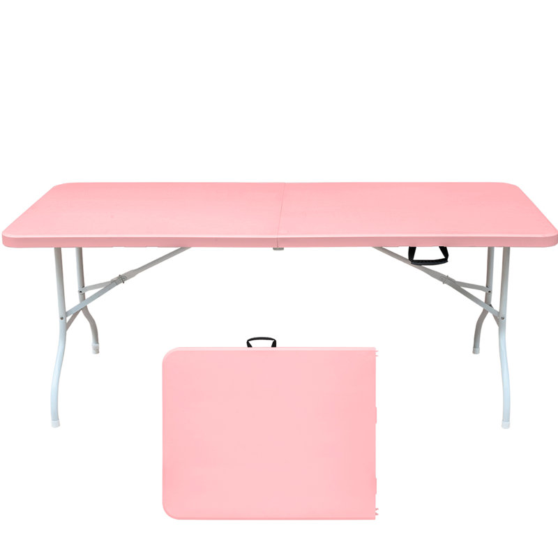 Table utilitaire pliable avec stabilité accrue et surface facile à nettoyer, H 29 po x l 72,8 po x P 30 po