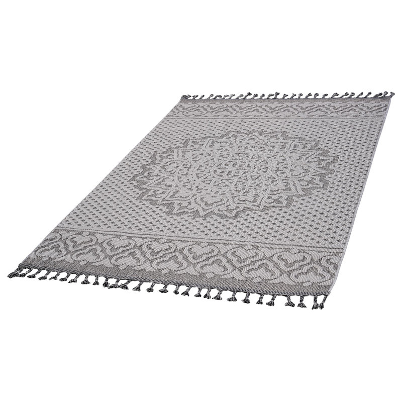 Tapis intérieur / extérieur Collection Medallion, Rectangle 5 pi 3 po x 7 pi 6 po