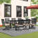 Alyah Rectangular 8 - Person 61.4" Long Dining Set with Cushions