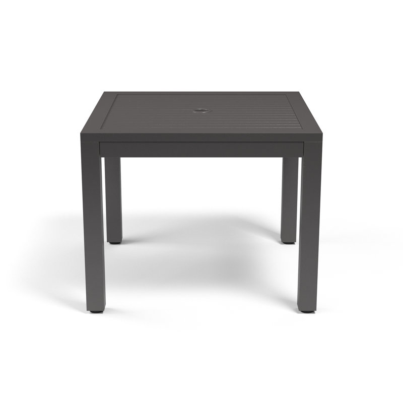 Naples Outdoor Square Dining Table, Graphite, 29"H x 36"W x 36"W