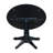 Extendable Round Solid Wood Dining Table-87227700