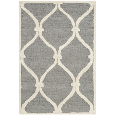 Cannen Hand Tufted Wool Geometric Rug