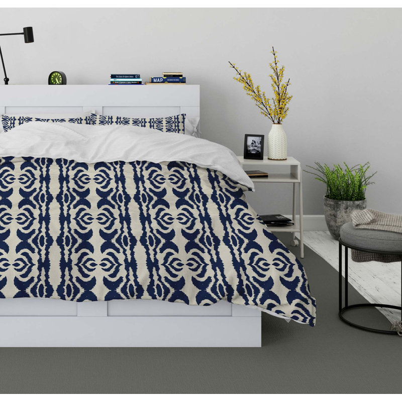 Shibori Twill Duvet Cover, Twin Duvet Cover + 1 Pillow Case