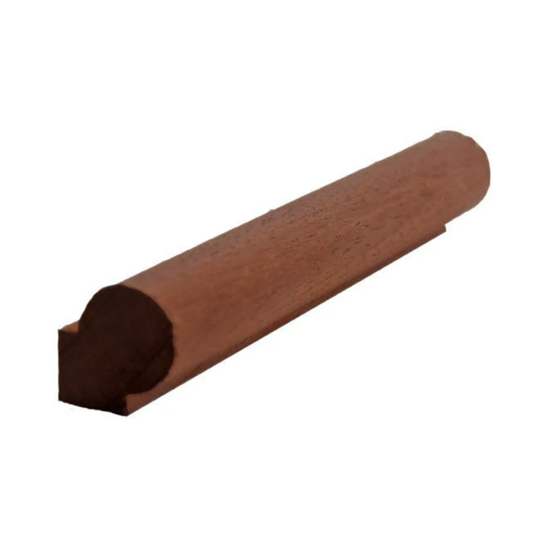 Moulure à panneau rond EWPM40 3/4 po x 3/4 po, Acajou Sapele, L 0,75 po x H 0,75 po x P 42 po