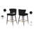 Sanchez Upholstered Counter Stool with Metal Frame-31892928