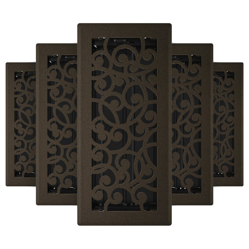 Imperial 4'' W Vent Cover, 4" W x 10" L, Bronze Age