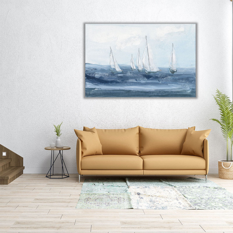 «Group Sail I», reproduction d'art sur toile, H 32 po x l 48 po