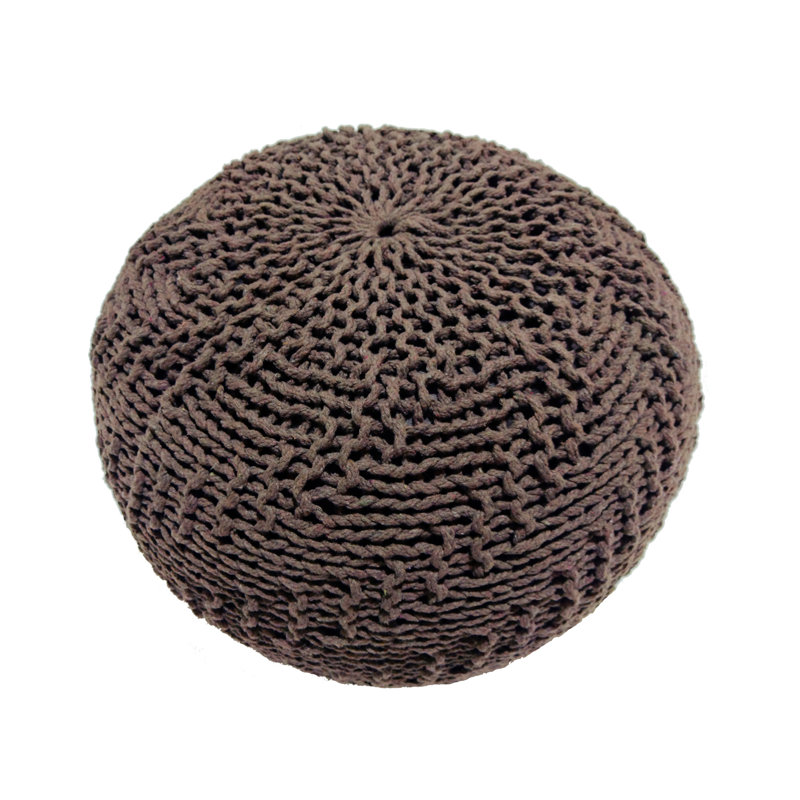 HAZEL POUF, Light Brown
