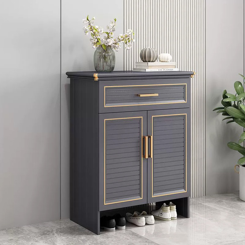 Drak Gray Aluminum Shoe Storage