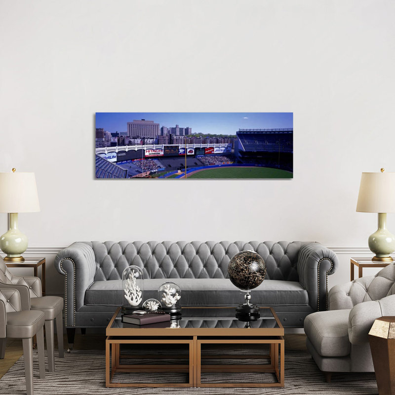 Yankee Stadium NY USA - Wrapped Canvas Panoramic Print, 152.4 cm H x 50.8 cm W x 3.175 cm D