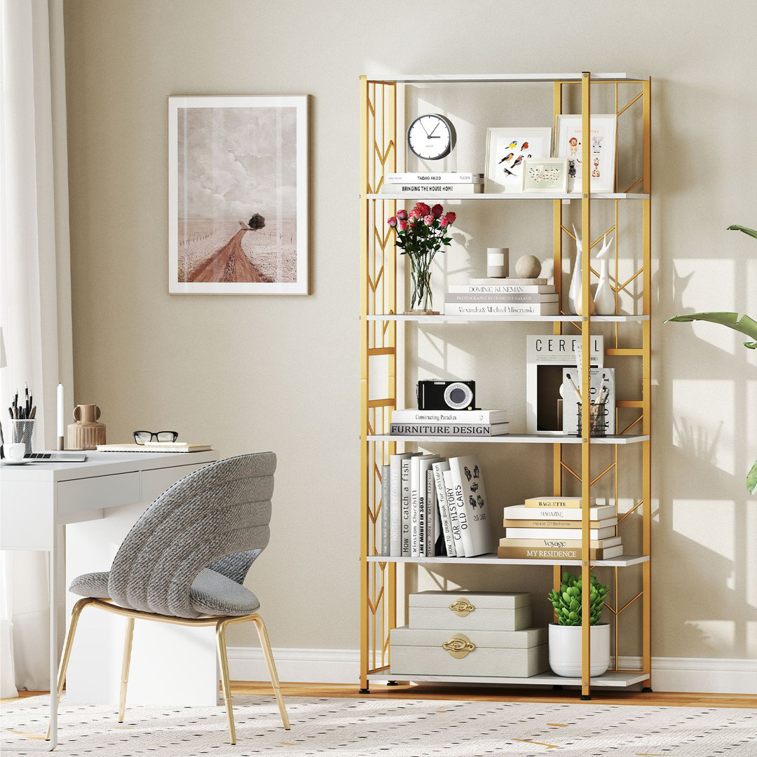 180cm H x 80cm W Metal Bookcase