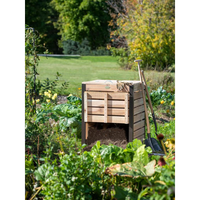 Cedar Outdoor Compost Bin
