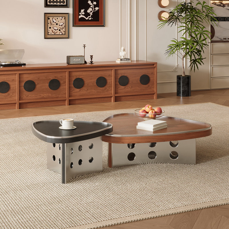 Ensemble de tables basses style Mid-Century moderne