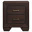Table de chevet rectangulaire 2 tiroirs Copper-733827049
