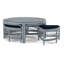 Raffles Rattan Cocktail Table with Benches-71441851-71441873