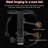 Adjustable Video Gaming Chair With Massage Swiveling Pc & Racing Game Chair With Speakers & Led Lights & Footrest Computer Chair With Adjustable Lumbar Support