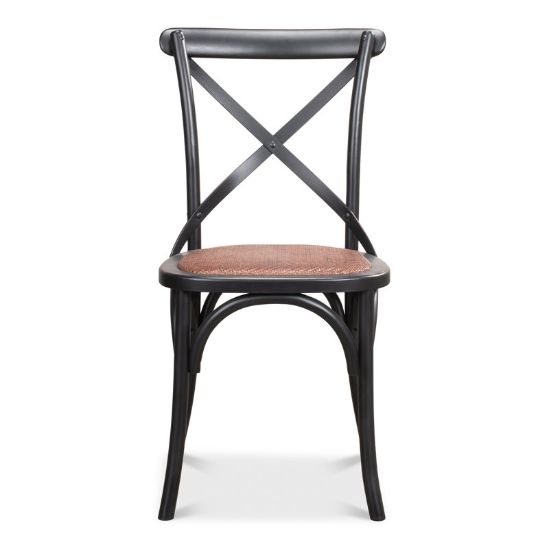 Chaise d’appoint en croix noir shanghai Robards