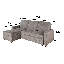 Kingston Upholstered L-shaped Sofa Bed & Chaise