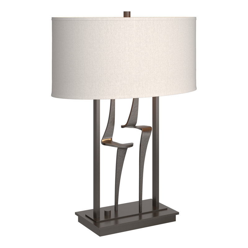 Antasia 24.7" Table Lamp, Flax, Oil Rubbed Bronze
