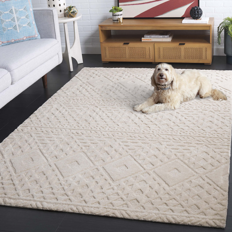 Tapis ivoire Mykonos 406, Rectangle de 5 pi x 8 pi