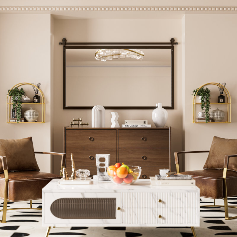 Addiley Metal Rectangle Mirror, 36" x 59"