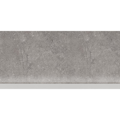 Sensory Details 6" X 12" Porcelain Concrete Look Cove Base Tile Trim