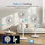 Vonhaus Pedestal Fan / Desk Fan 14"