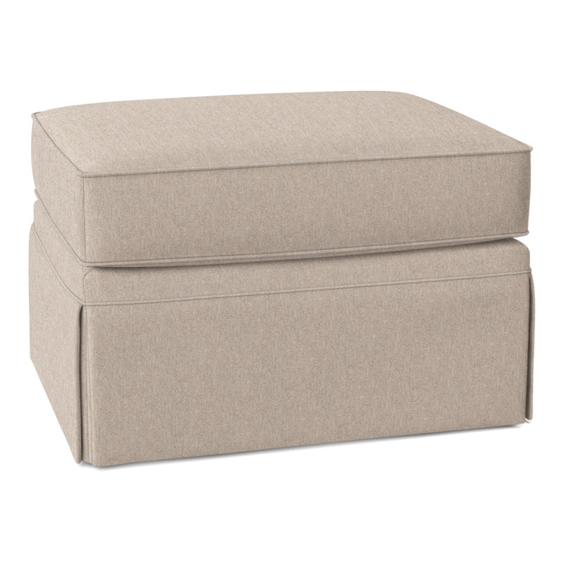 Repose-pieds Savannah, Flanelle d'avoine Perigold Aspen
