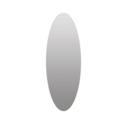 65" x 24" Full Length Wall Mirror, Oval Design, 5mm Copper-Free Silver Glass, Moisture-Resistant & Anti-Oxidation, HD Reflection, Wall-Mounted for Entryway, Bedroom & Salon