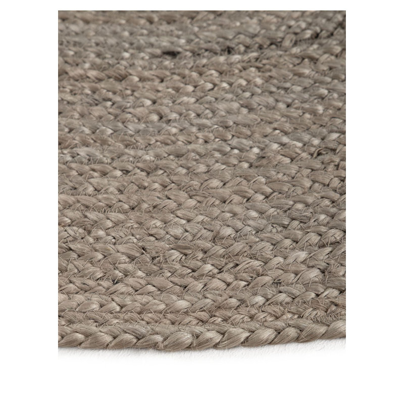 Nele Jute Rug, Taupe, Round 60 cm