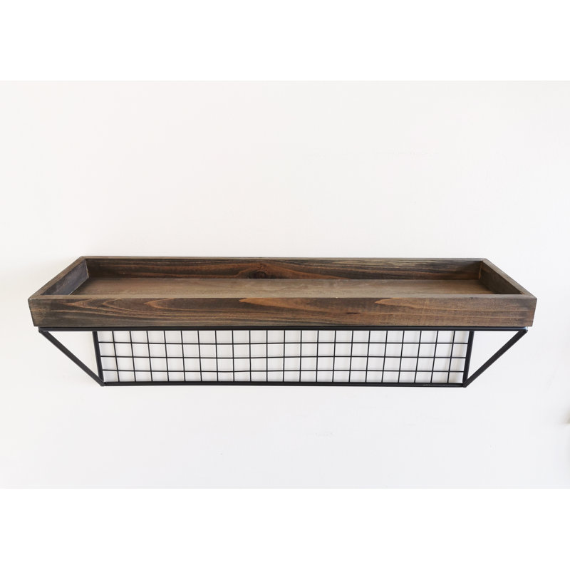 Tablette en bois massif Sione