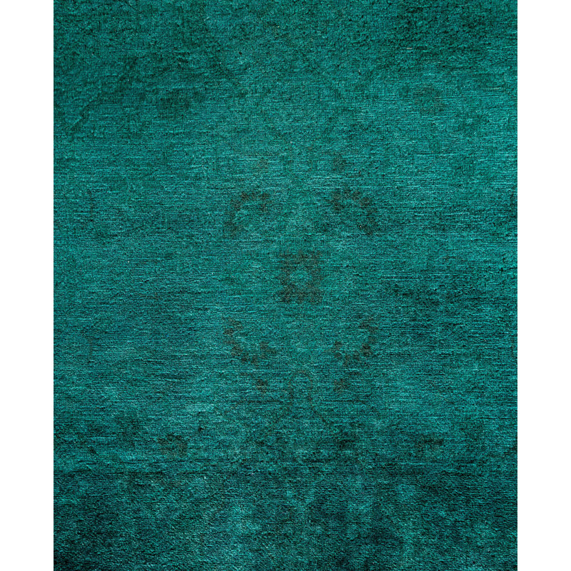 Overdyed One-of-a-Kind 6' 1" X 8' 10" Hand Knotted Area Rug