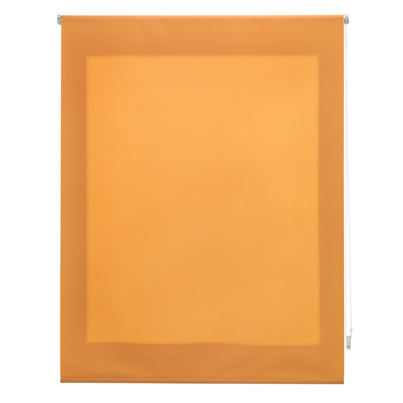 Semi Sheer Roller shade, 250cm L x 120cm W, Orange