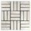 Cumberland 1" x 4" Natural Stone Mosaic Tile in Cream Waterproof Ideal for Kitchen Bathroom - 1 Sq Ft.