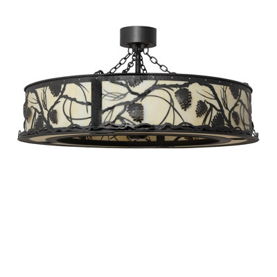 8 - Light Semi Flush Mount