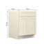 Armoire de cuisine de 27 po x l 24 po x P 24,5 po en contreplaqué blanc antique, prête à assembler-1104579026